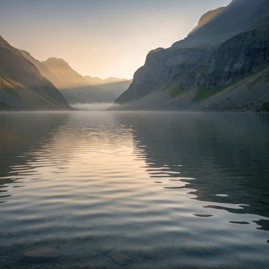 Serene natural landscape